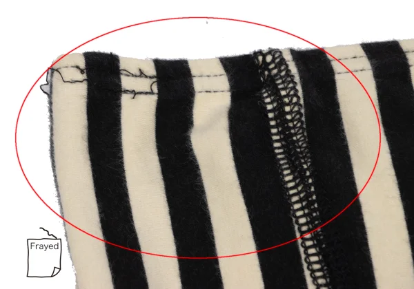 JUNIOR GAULTIER Stripe Switching Stretch Skirt K-164713_010