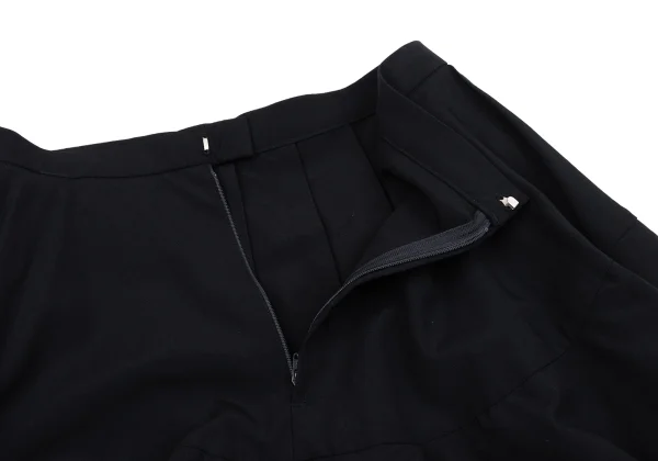 COMME des GARCONS Wool Back Tiered Pleated Skirt K-164715_010