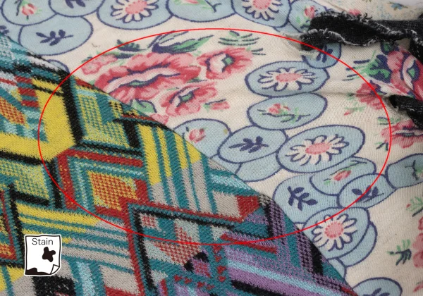 tricot COMME des GARCONS Pattern Switching Lace-up Top K-164717_004