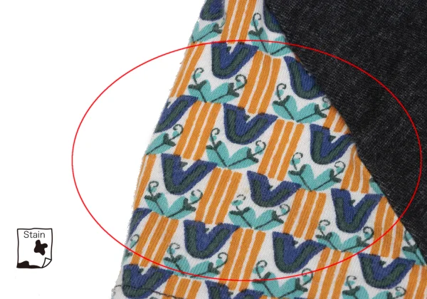 tricot COMME des GARCONS Pattern Switching Lace-up Top K-164717_013