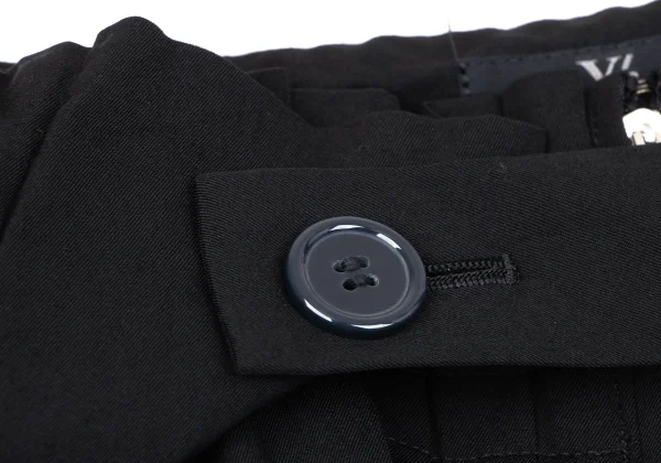 Y's Wool Gaba Side Wrap Design Skirt K-164718_004