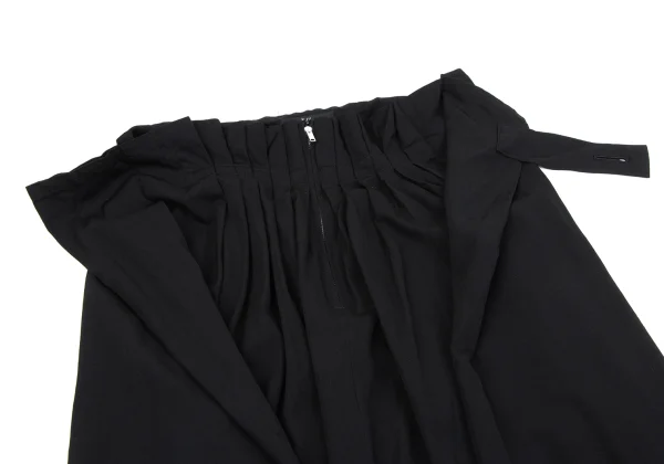 Y's Wool Gaba Side Wrap Design Skirt K-164718_005