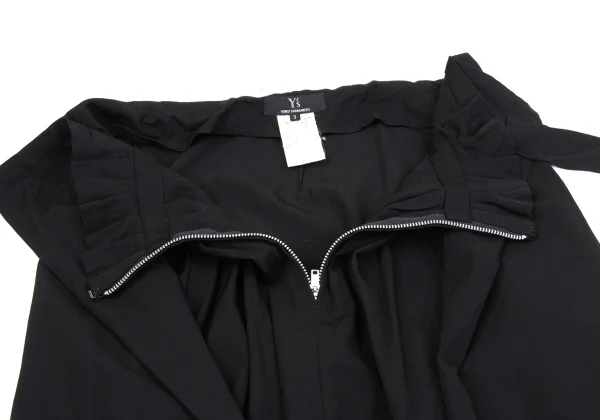 Y's Wool Gaba Side Wrap Design Skirt K-164718_007