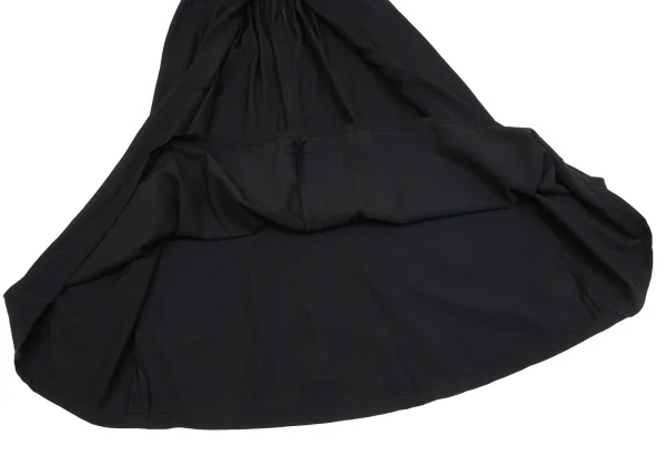 Y's Wool Gaba Side Wrap Design Skirt K-164718_009