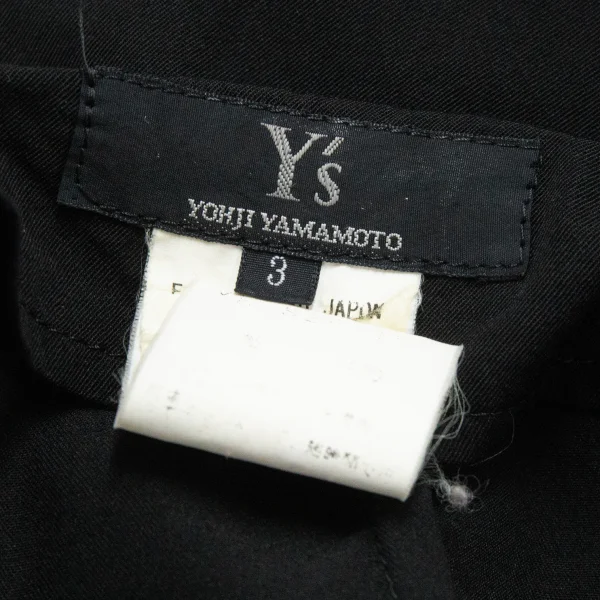 Y's Wool Gaba Side Wrap Design Skirt K-164718_013