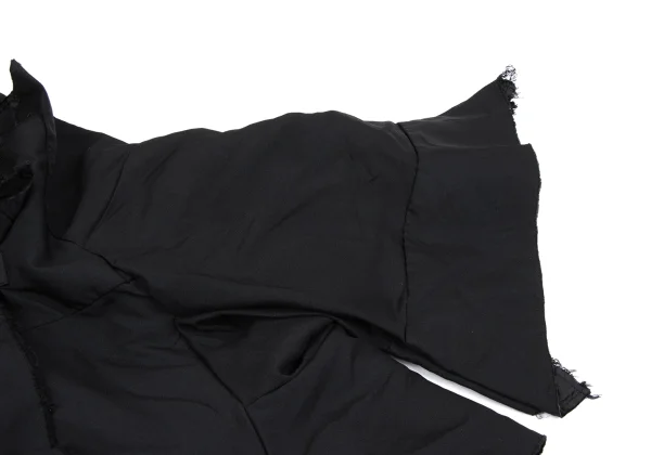 COMME des GARCONS Cut Off Patchwork Belted Jacket K-164721_005