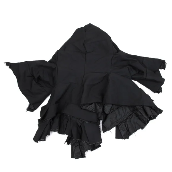 COMME des GARCONS Cut Off Patchwork Belted Jacket K-164721_011