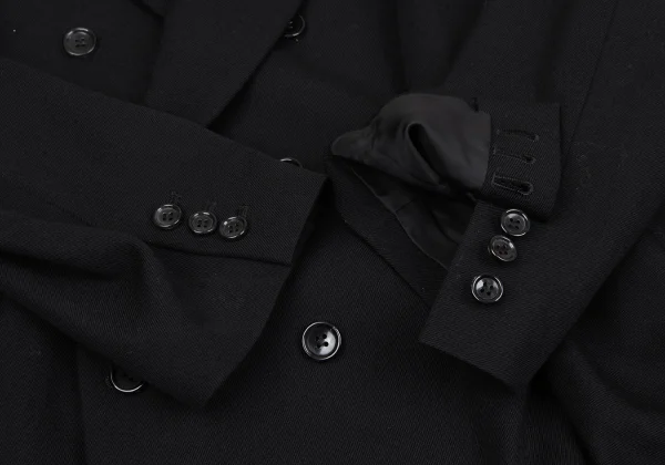 COMME des GARCONS Wool Half Wrap Asymmetrical Jacket K-164722_009