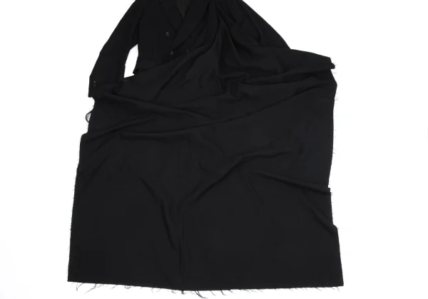 COMME des GARCONS Wool Half Wrap Asymmetrical Jacket K-164722_010