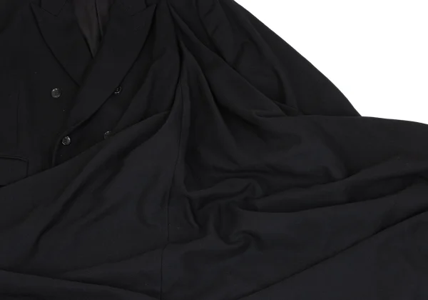 COMME des GARCONS Wool Half Wrap Asymmetrical Jacket K-164722_011