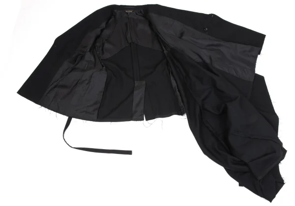 COMME des GARCONS Wool Half Wrap Asymmetrical Jacket K-164722_015