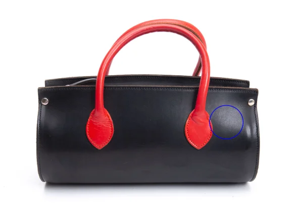 COMME des GARCONS Color Handle Leather Mini Boston Bag K-164726_002