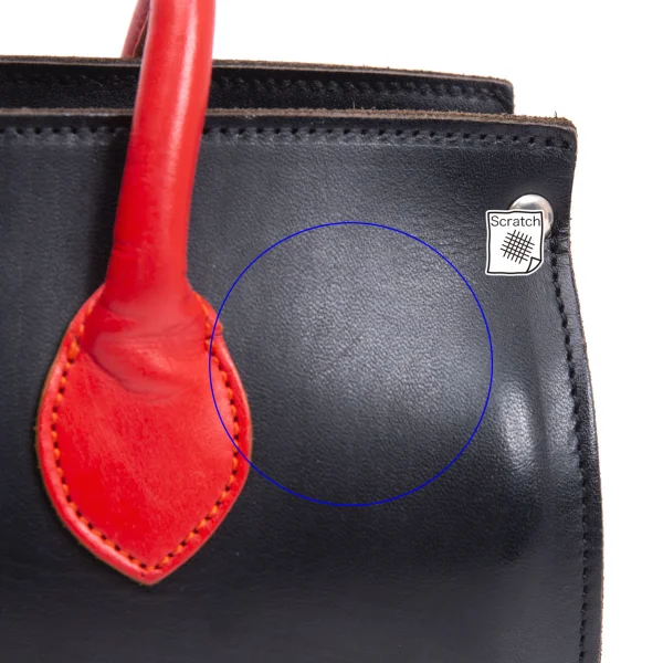 COMME des GARCONS Color Handle Leather Mini Boston Bag K-164726_003