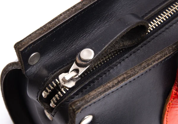 COMME des GARCONS Color Handle Leather Mini Boston Bag K-164726_011