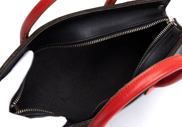 COMME des GARCONS Color Handle Leather Mini Boston Bag K-164726_012