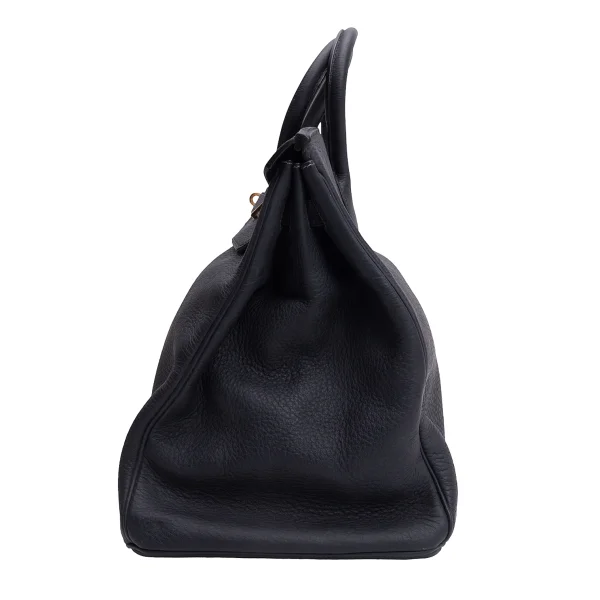 HERMES AD2003 G-engraved Birkin 40 Leather Bag K-164730_003