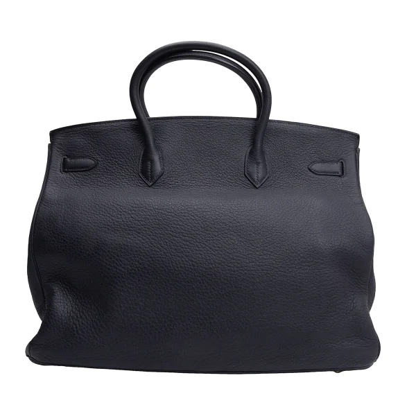 HERMES AD2003 G-engraved Birkin 40 Leather Bag K-164730_004