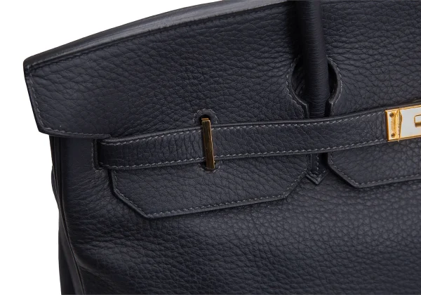 HERMES AD2003 G-engraved Birkin 40 Leather Bag K-164730_009