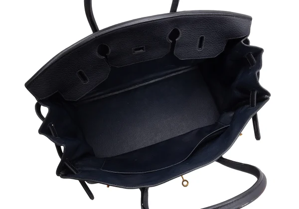 HERMES AD2003 G-engraved Birkin 40 Leather Bag K-164730_015