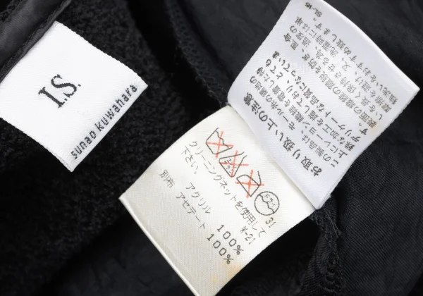 sunao kuwahara I.S. Acrylic Knit Switching Sleeveless Dress K-164733_014