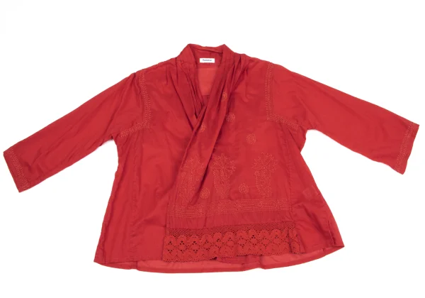 Plantation Washed Embroidery Blouse K-164734_002