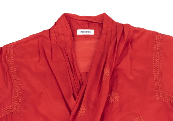 Plantation Washed Embroidery Blouse K-164734_003