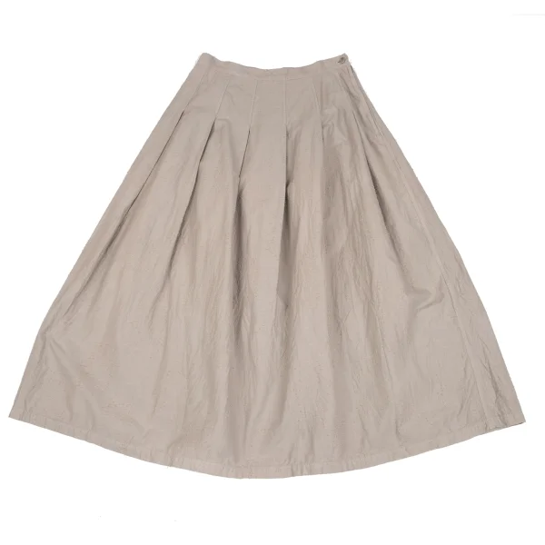 Plantation Dyed Cotton Pleated Skirt K-164735_002