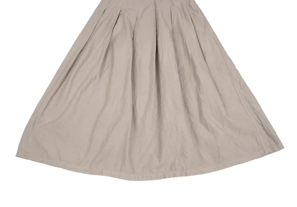 Plantation Dyed Cotton Pleated Skirt K-164735_007
