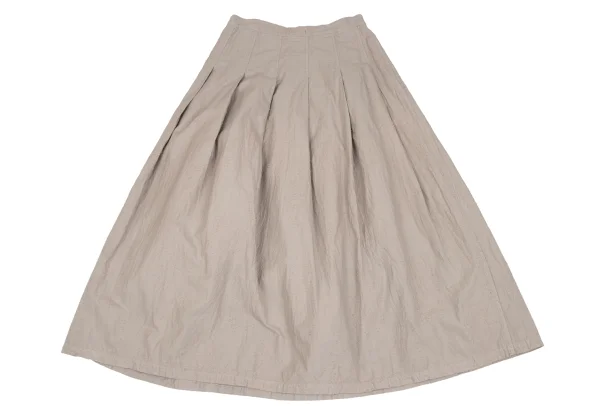 Plantation Dyed Cotton Pleated Skirt K-164735_009