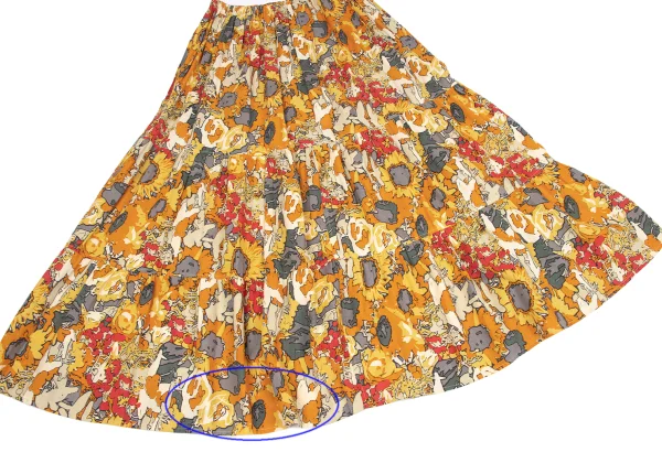 Plantation Cotton Floral Print Skirt K-164737_006