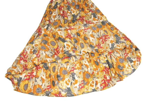 Plantation Cotton Floral Print Skirt K-164737_008