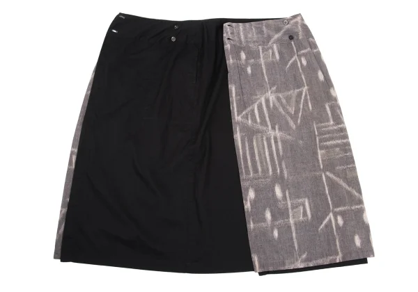 Plantation Faded Print Reversible Skirt K-164738_007