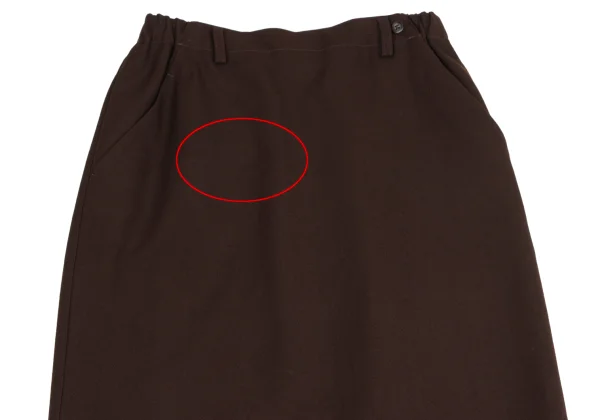 Plantation Wool Side Slit Skirt K-164741_003