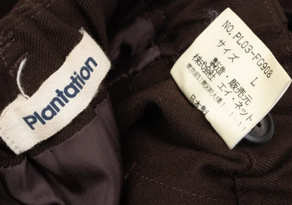 Plantation Wool Side Slit Skirt K-164741_015