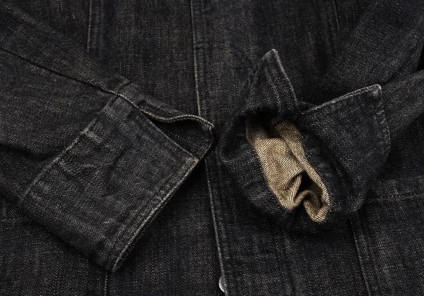 Plantation Cotton Distressed Denim Tailored Jacket K-164743_009