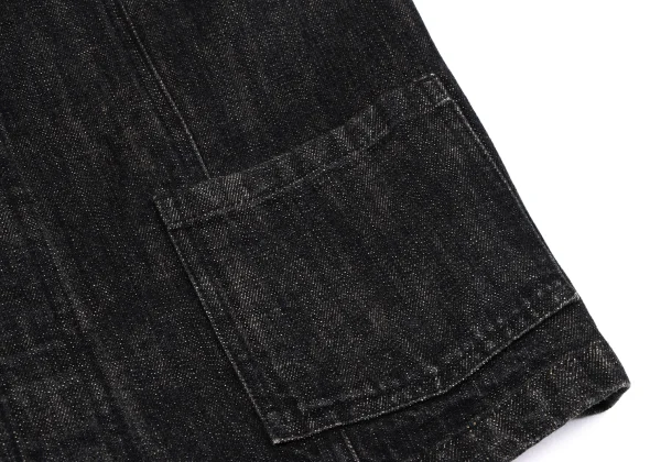 Plantation Cotton Distressed Denim Tailored Jacket K-164743_011