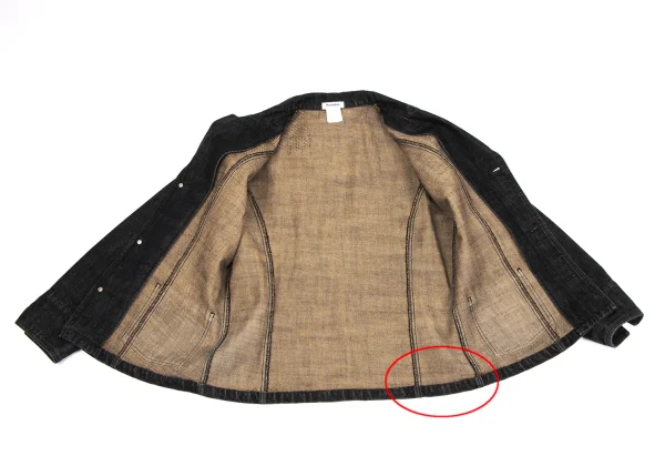 Plantation Cotton Distressed Denim Tailored Jacket K-164743_014