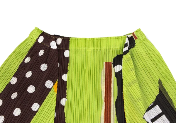 PLEATS PLEASE Graphic Printed Skirt K-164746_004