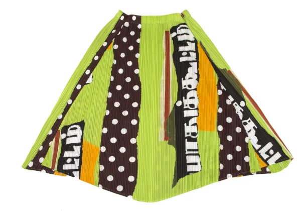 PLEATS PLEASE Graphic Printed Skirt K-164746_007