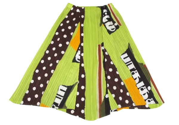 PLEATS PLEASE Graphic Printed Skirt K-164746_009