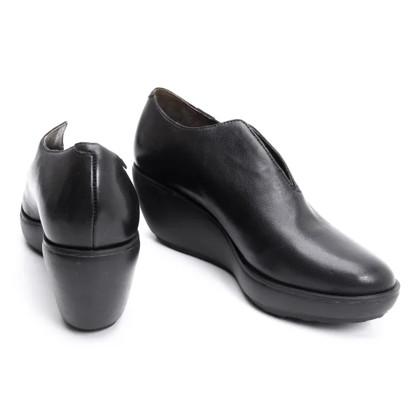 CAMPER Platform Leather Shoes Black 38 K-164747_001