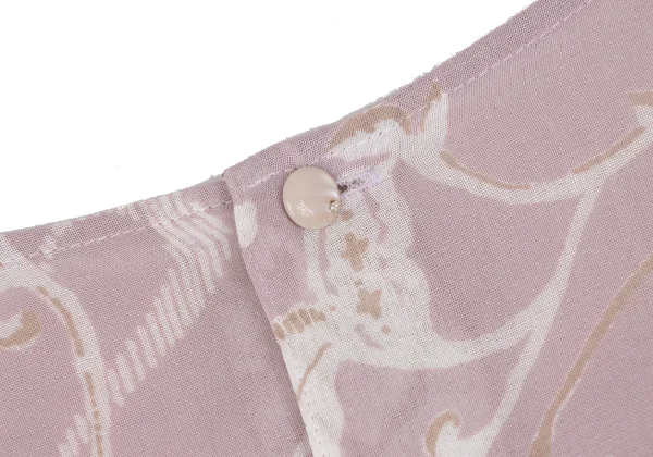 インゲボルグINGEBORG フラワープリントストール付きブラウス ピンクM K-164750_014