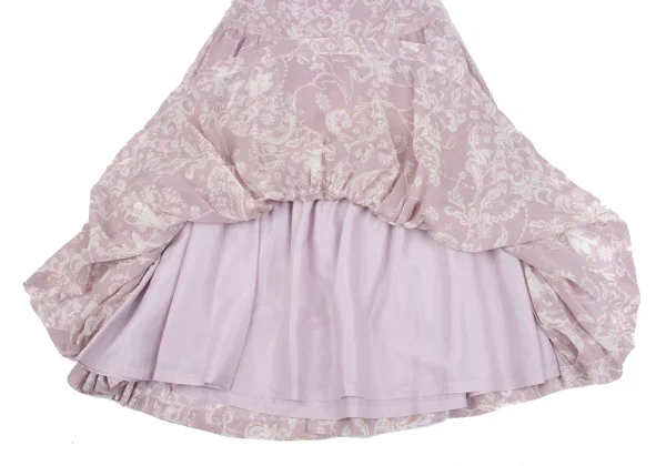 INGEBORG Floral Printed Lace Embellished Skirt K-164751_009