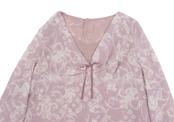 INGEBORG Floral Printed Lace Blouse & Skirt K-164752_004