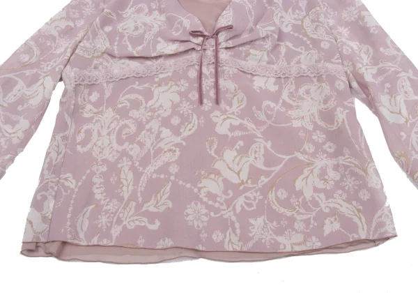 INGEBORG Floral Printed Lace Blouse & Skirt K-164752_008