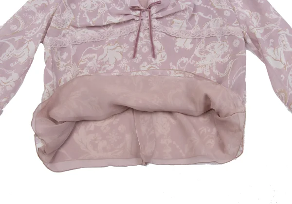 INGEBORG Floral Printed Lace Blouse & Skirt K-164752_009