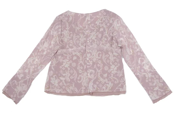 INGEBORG Floral Printed Lace Blouse & Skirt K-164752_010