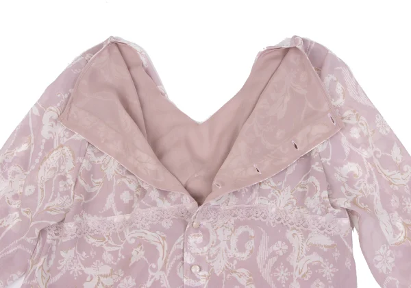 INGEBORG Floral Printed Lace Blouse & Skirt K-164752_011