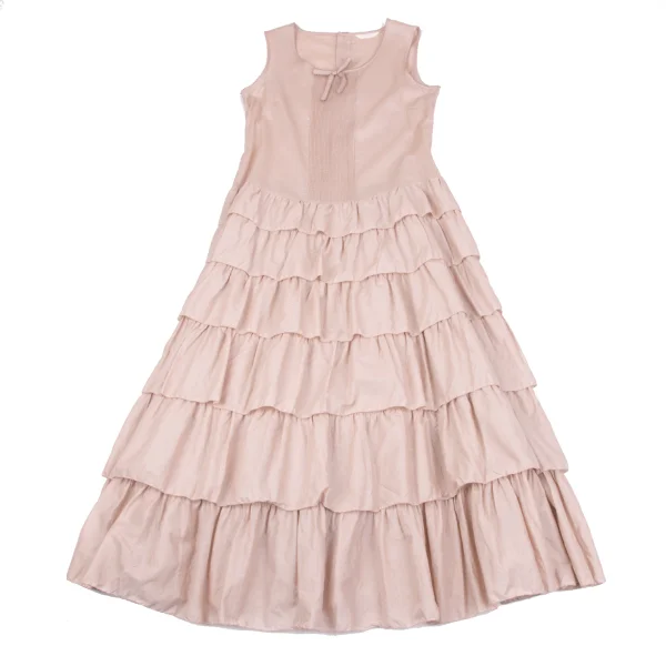 PINK HOUSE Frilled Sleeveless Dress K-164754_002