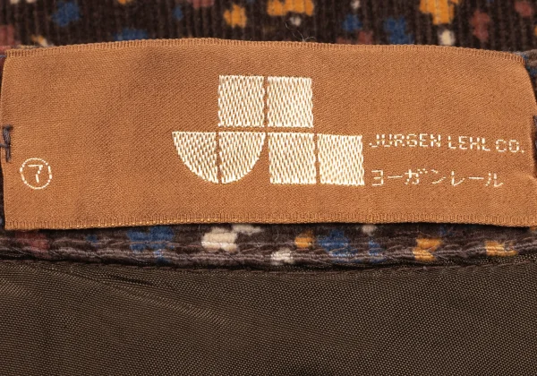 JURGEN LEHL Printed Corduroy Skirt K-164755_014